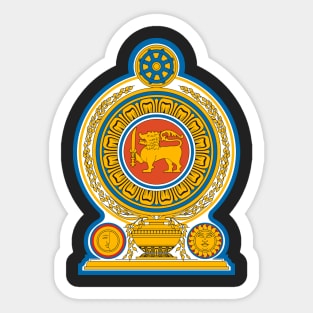 Emblem of Sri Lanka Sticker